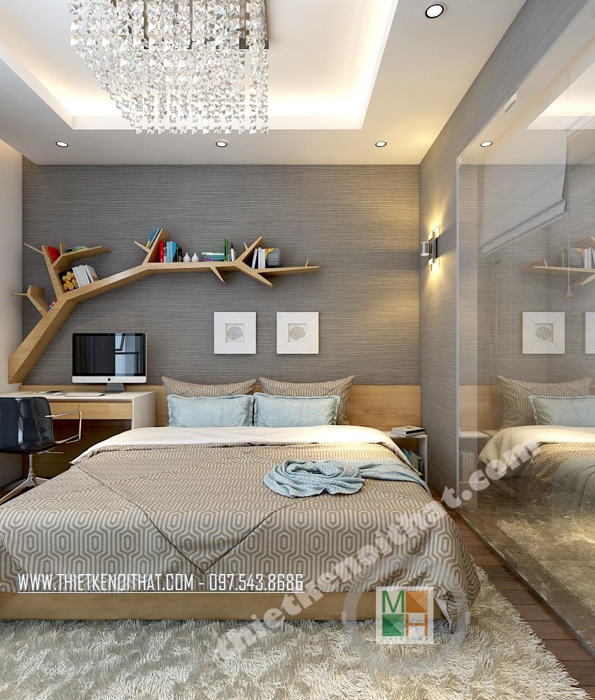 Thiết kế nội thất căn hộ chung cư 75m2 Thiết kế nội thấ...